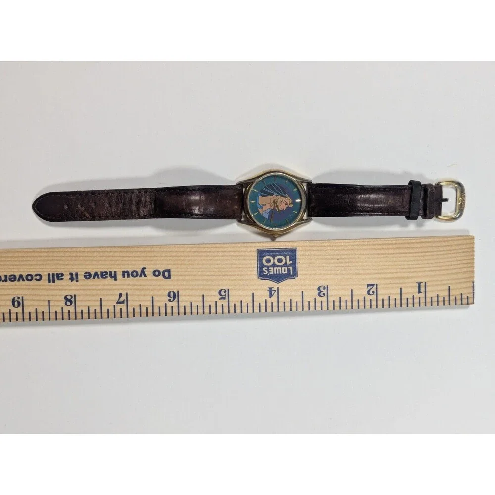 Vintage Disney Pocahontas Wrist Watch RARE Feature Animation Crew Exclusive